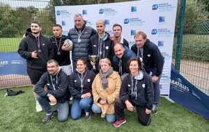 Notre équipe de Rugby à 5 loisirs au Tournoi Movember de Rueil Malmaison