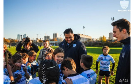 Census Johnson, parrain de l'école de rugby